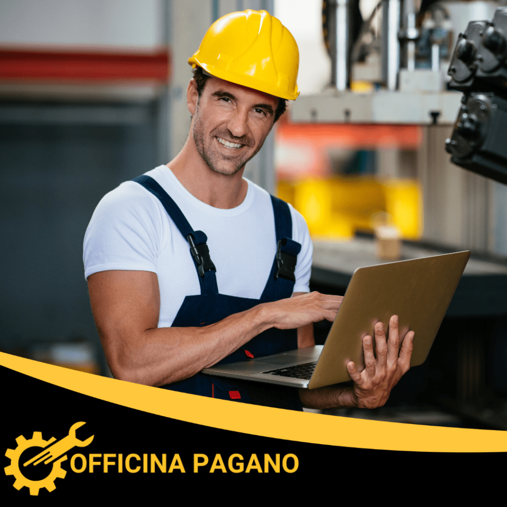 Tecnico che esegue la diagnosi elettronica avanzata su un’auto a Fiumefreddo